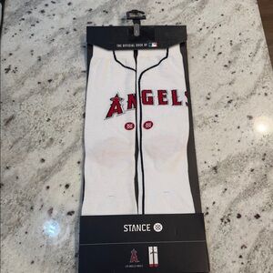 Stance White Angels Socks-Large